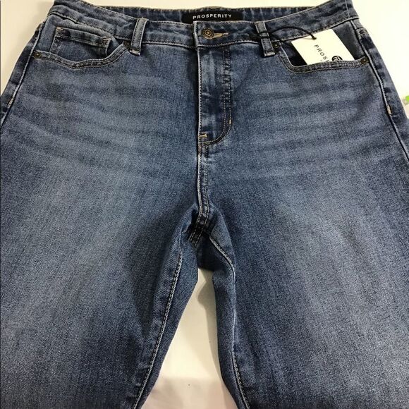 Prosperity High Rise Crop Denim Jeans NWT Size 31 - Picture 4 of 15